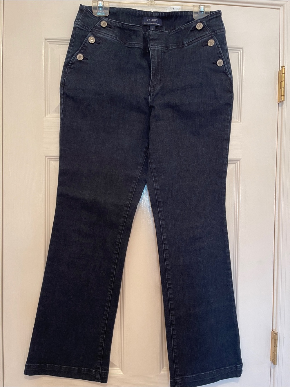 Talbots Dark Blue Sailor Button Jeans